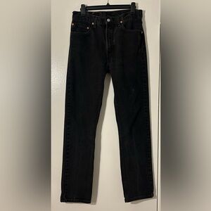 Levi’s 505 Jeans Black Wash | Made in USA | Men’s W32 L34